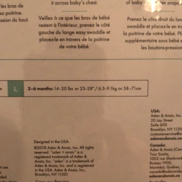 Aden Anais Pajamas Adent Swaddle Large Poshmark